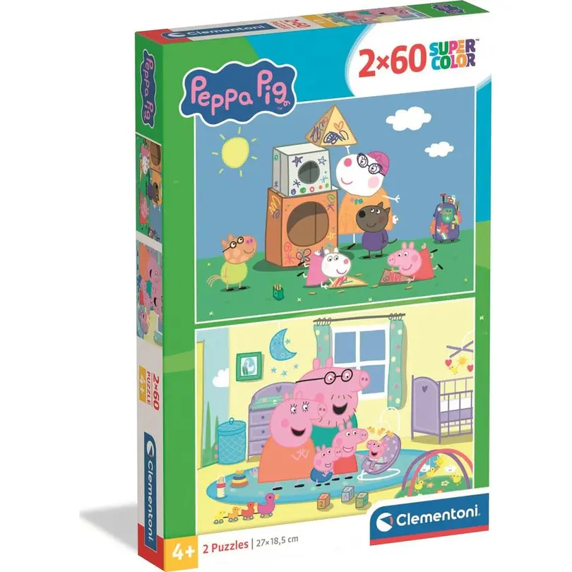 Puzzle 2er-Set Peppa Pig
