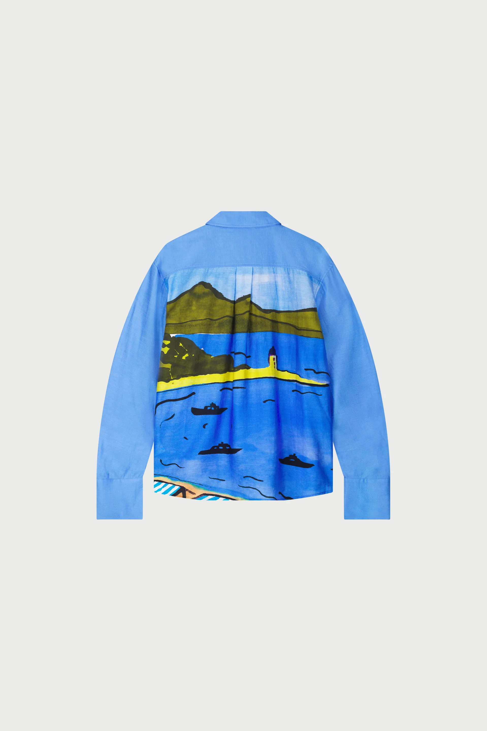 Navina Blouse | Blue/Green