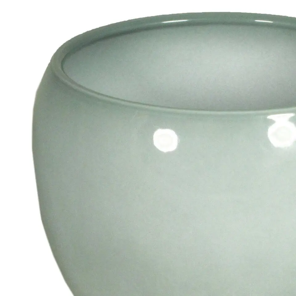 Floran Bloempot Rian - mistry groen - keramiek - 31 x 27 cm