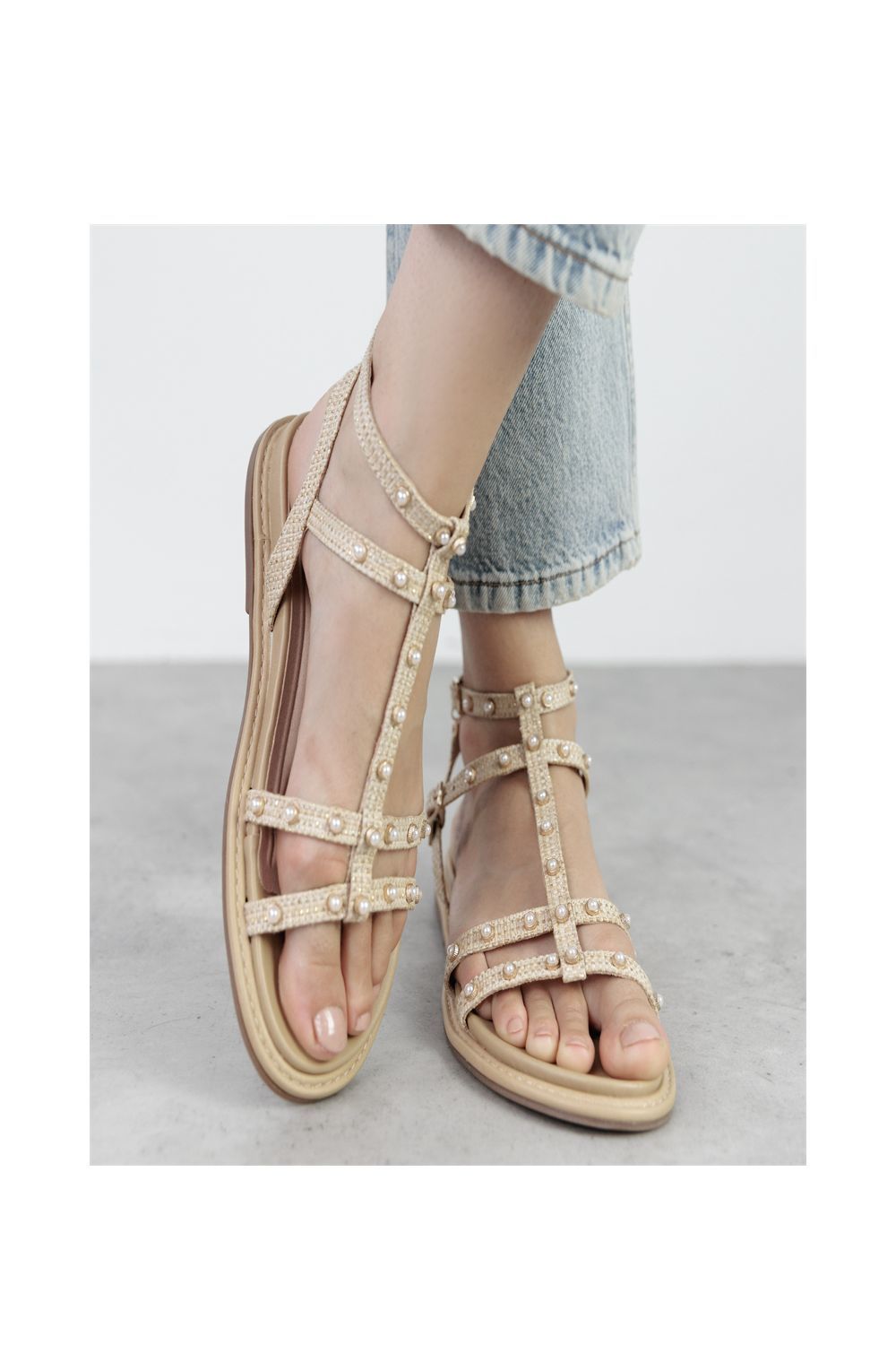 Moda In Pelle Leytona' Textile Sandals