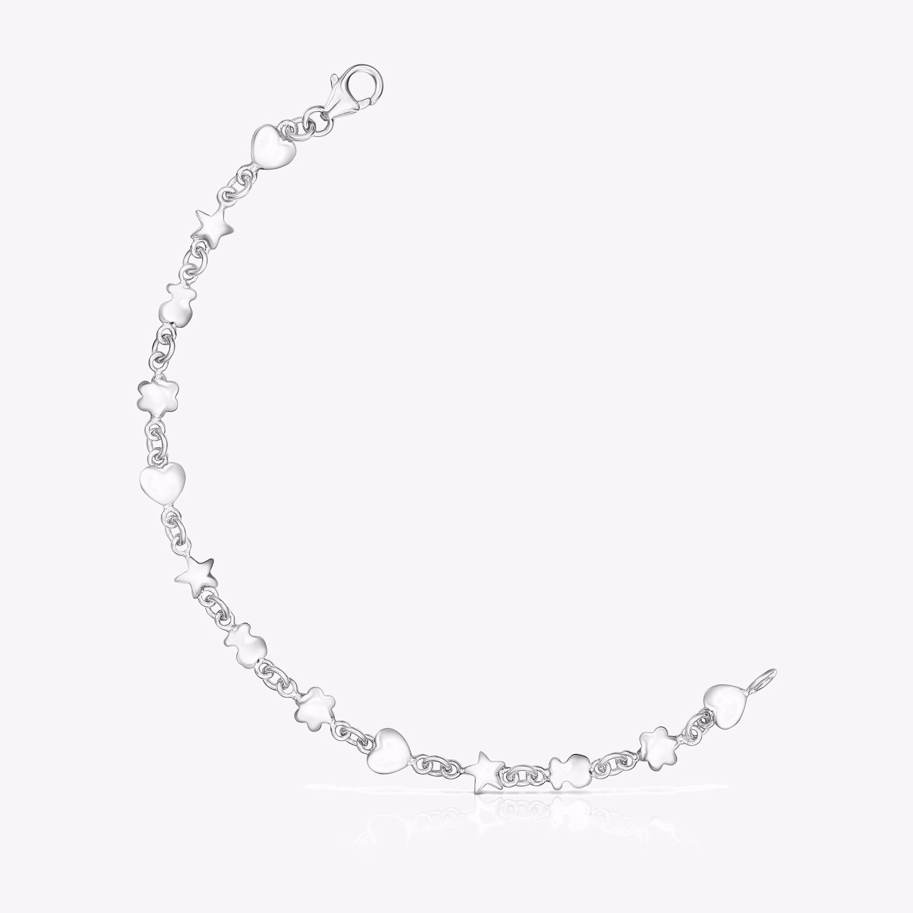 Pulsera de plata Mini Icons