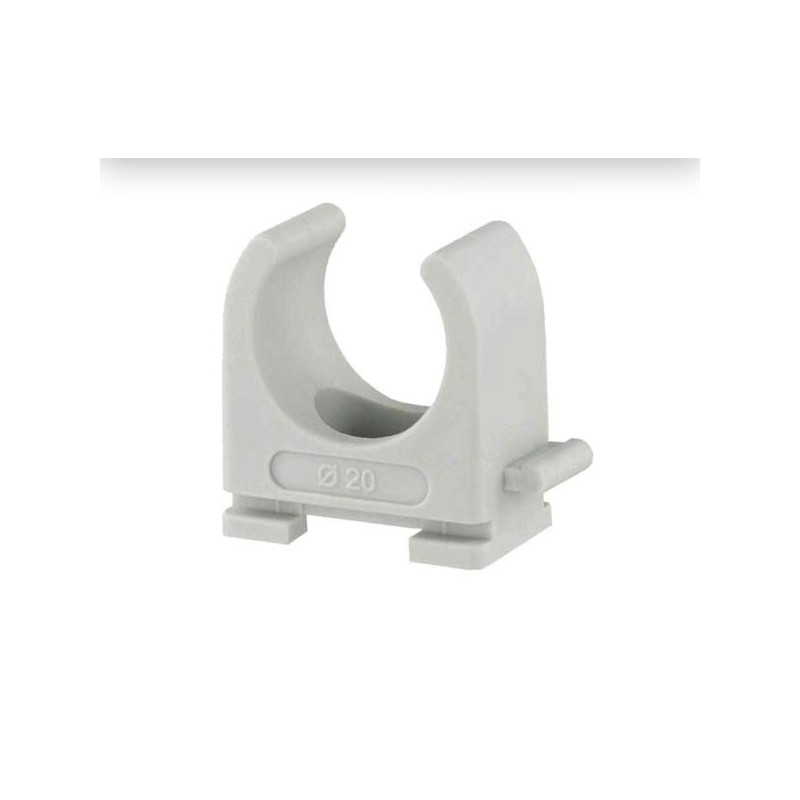 Attache à pression grise Ø 20 mm 10 pièces REDDY