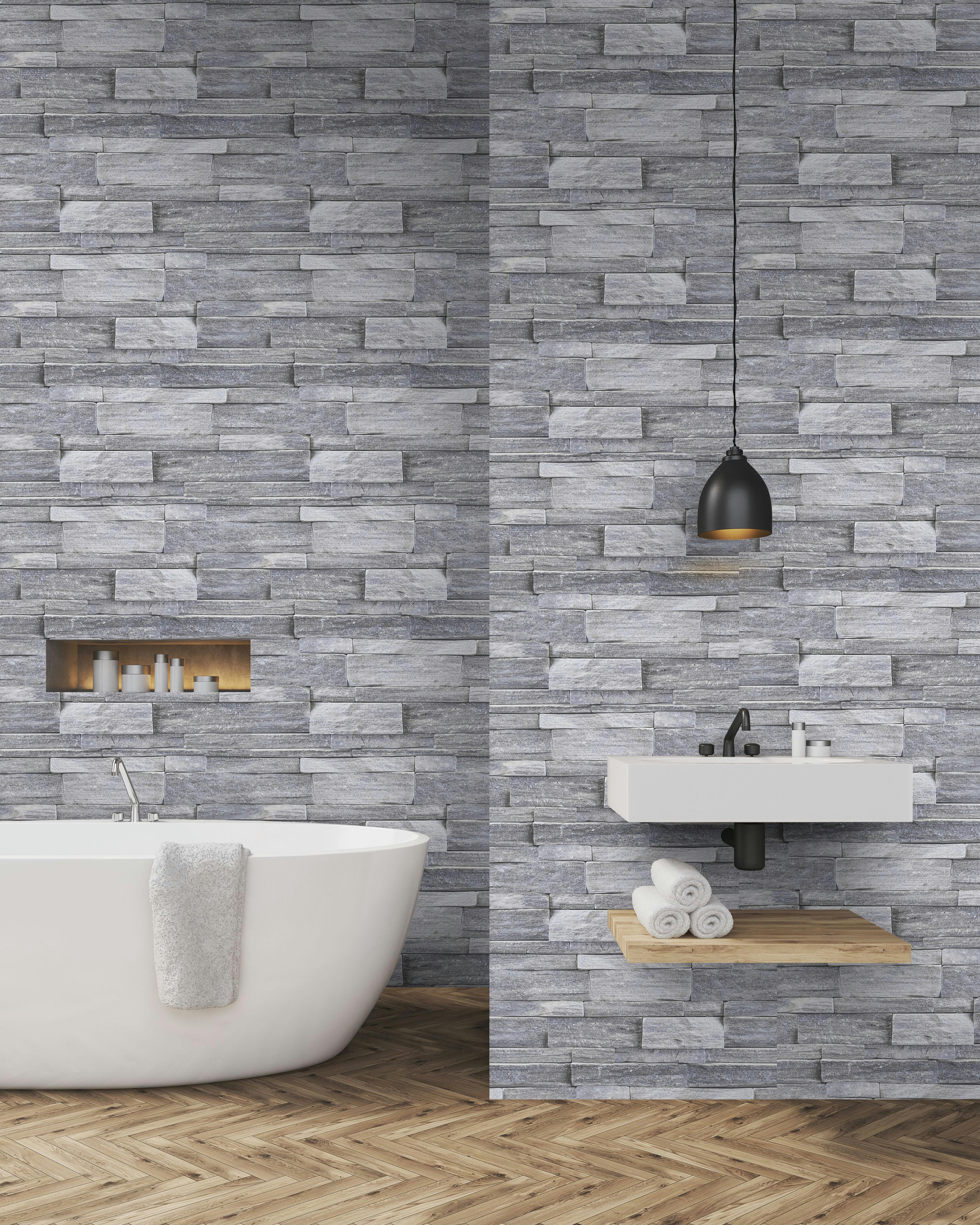 - Papier peint intissé mur d