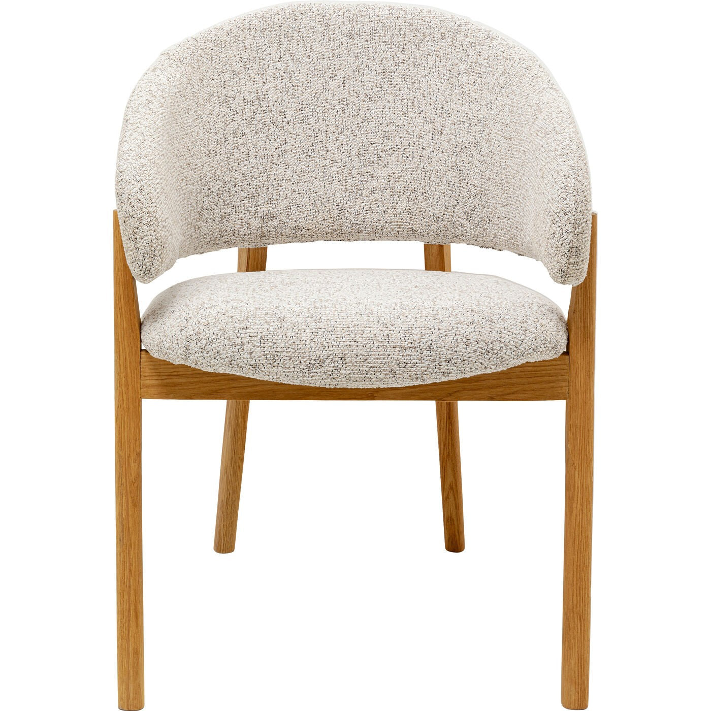 Kare Design Stoel met armleuningen August grijs