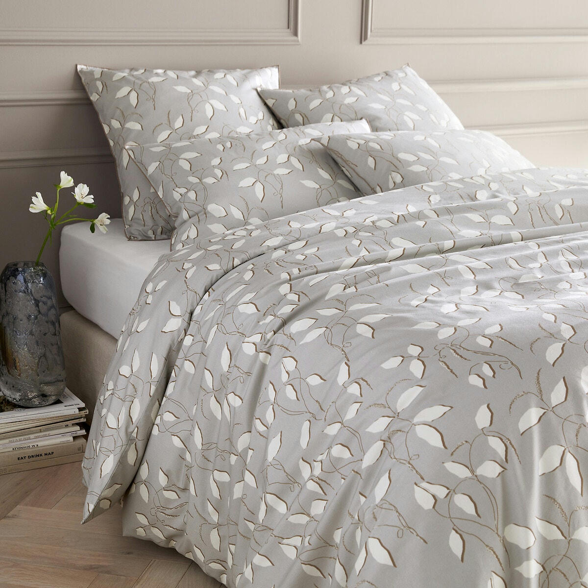 Housse de couette en coton bio et lyocell, Salika