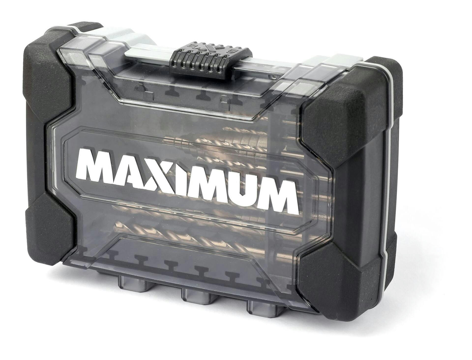MAXIMUM Impact Cobalt Step Drill & Drill Bit Set for Wood, Metal, Plastic, Masonry, 10-pc