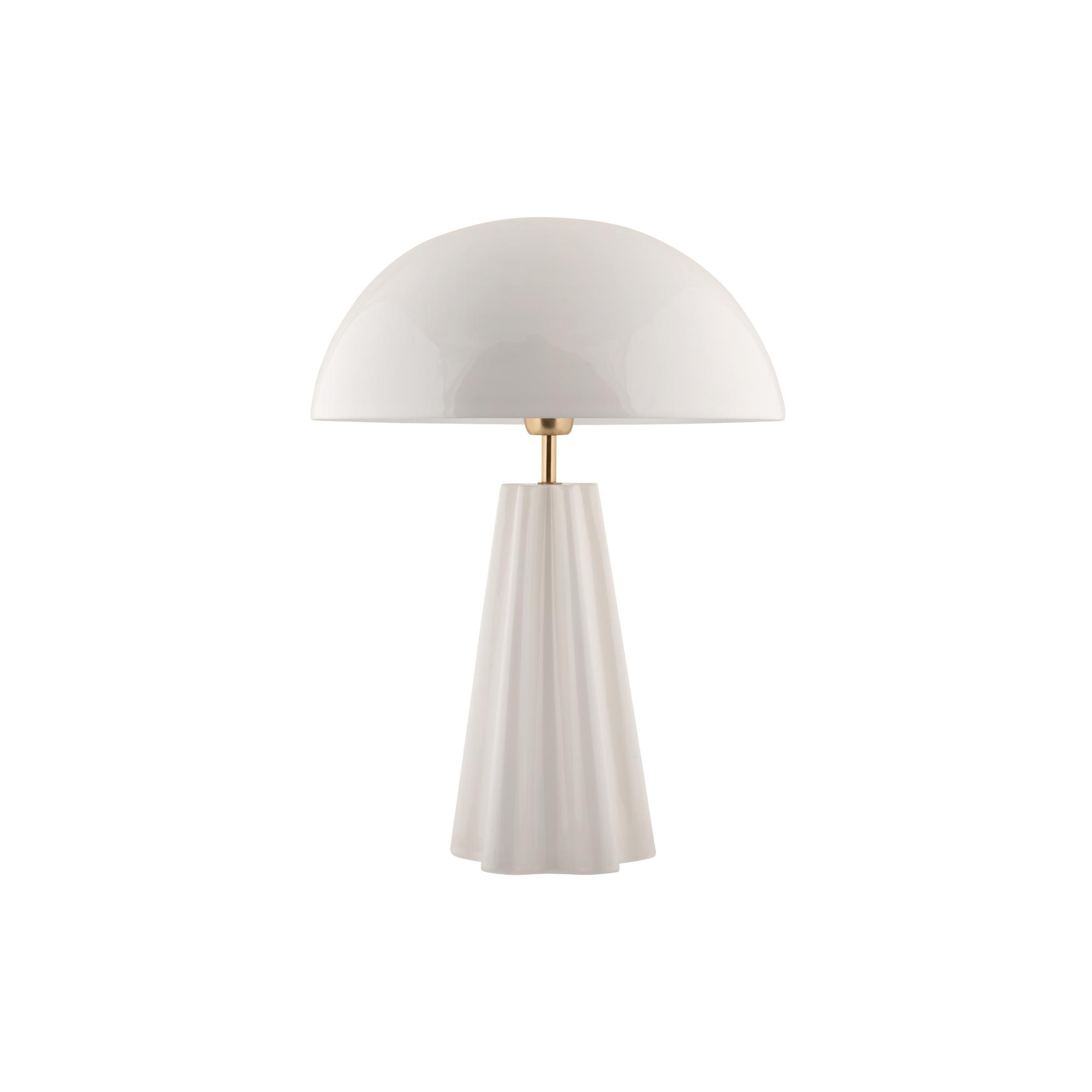 Leitmotiv tafellamp Amplio XL - wit - 30x30x56cm - Paddenstoellamp