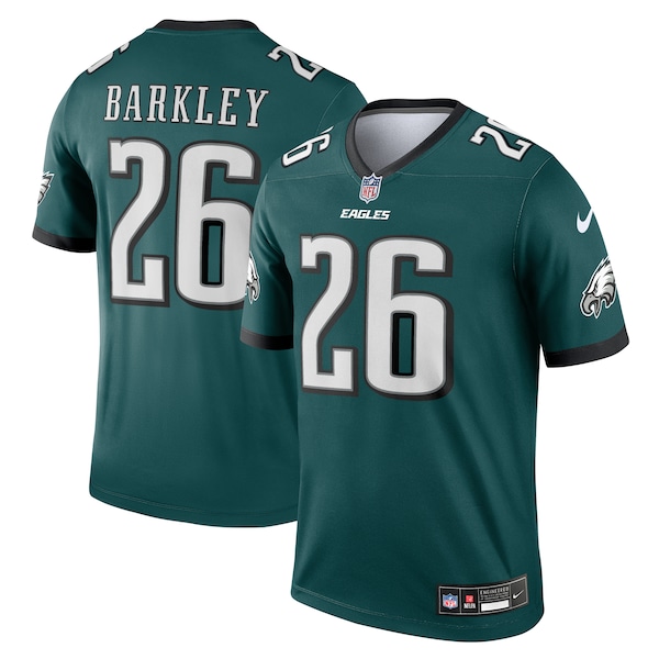 Saquon Barkley Philadelphia Eagles Nike  Legend Player Performance Top - Midnight Green/Kelly Green/Black