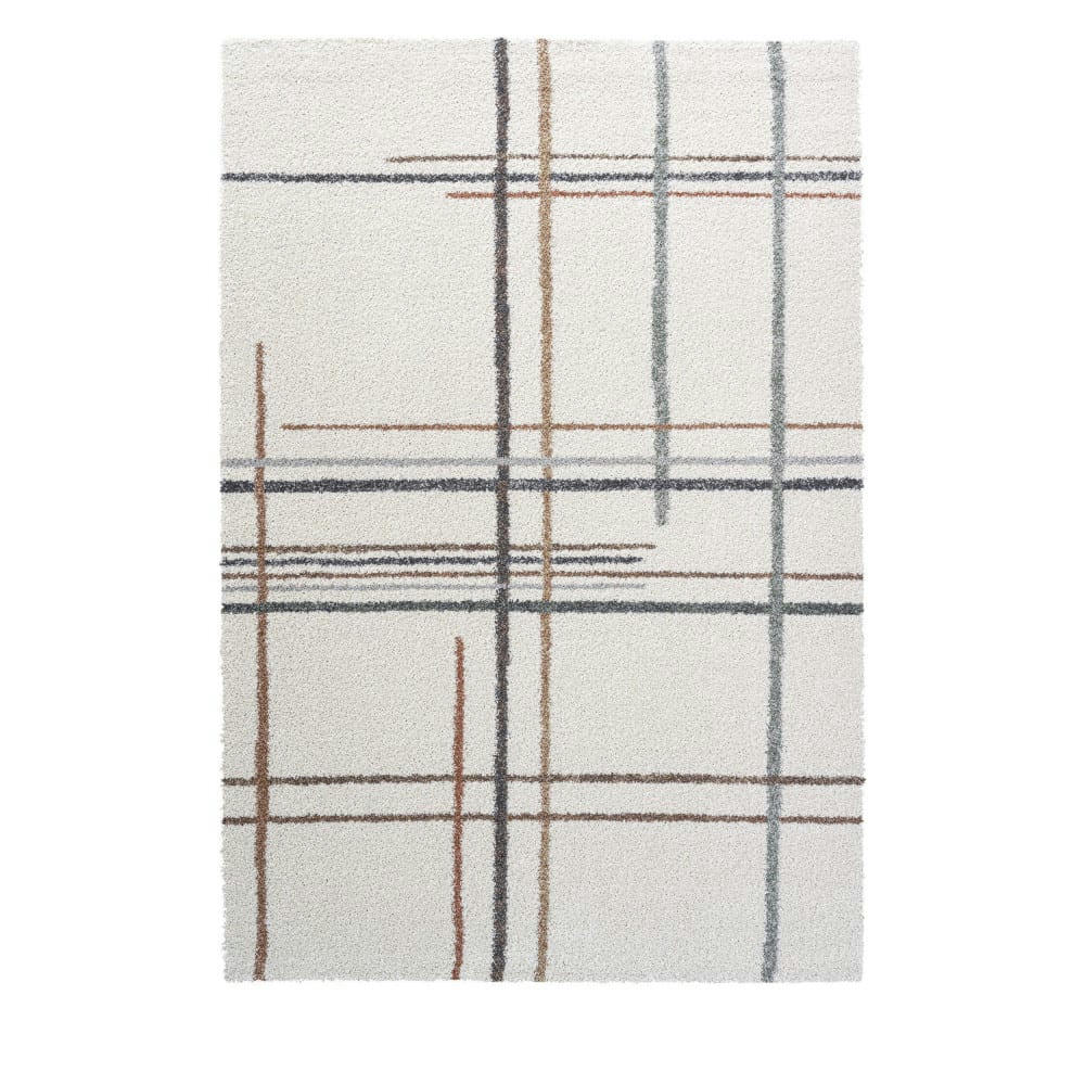 MILES - Tapis contemporain à motif géométrique multicolore 200x290 cm