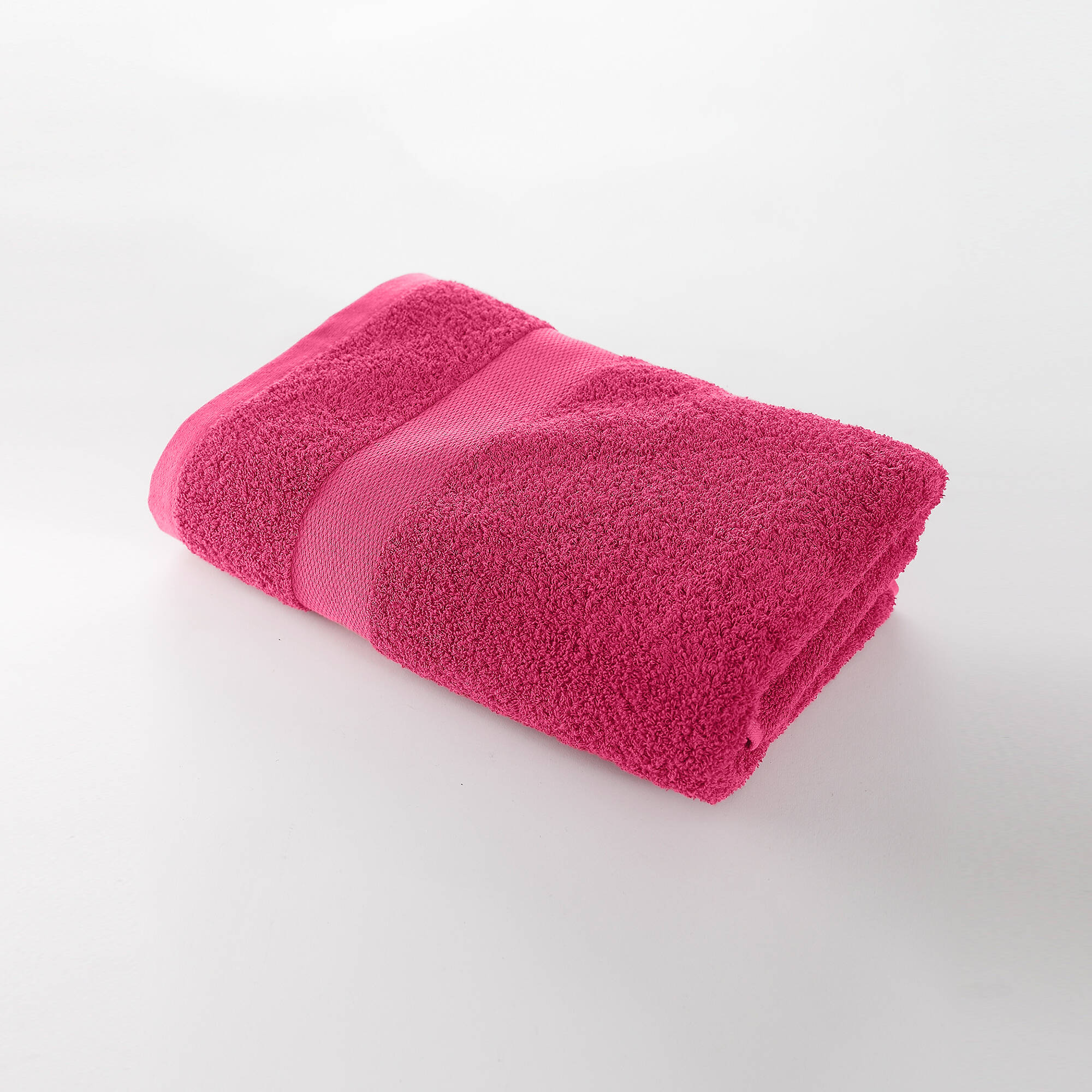 Collection serviettes de bain unies coton modal 500 g/m²