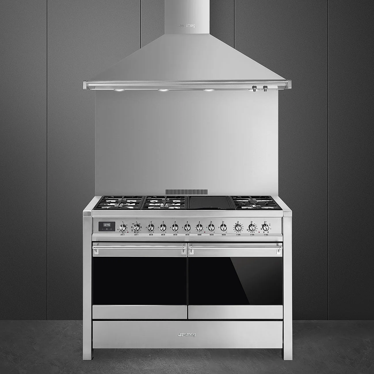 120cm Opera Dual Fuel Range Cooker Stainless Steel