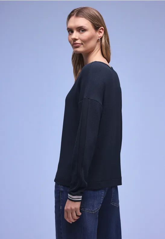 Strukturshirt mit Tape