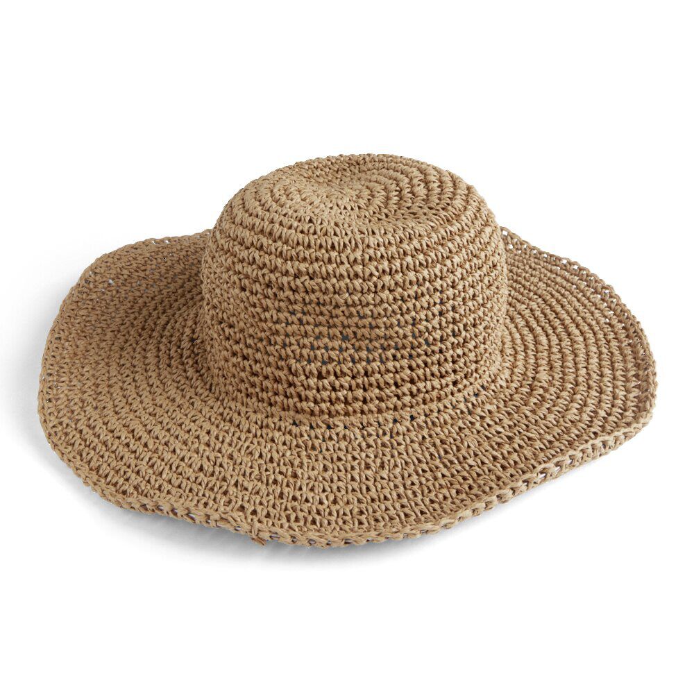 Chapeau femme en paille papier (2 modèles)