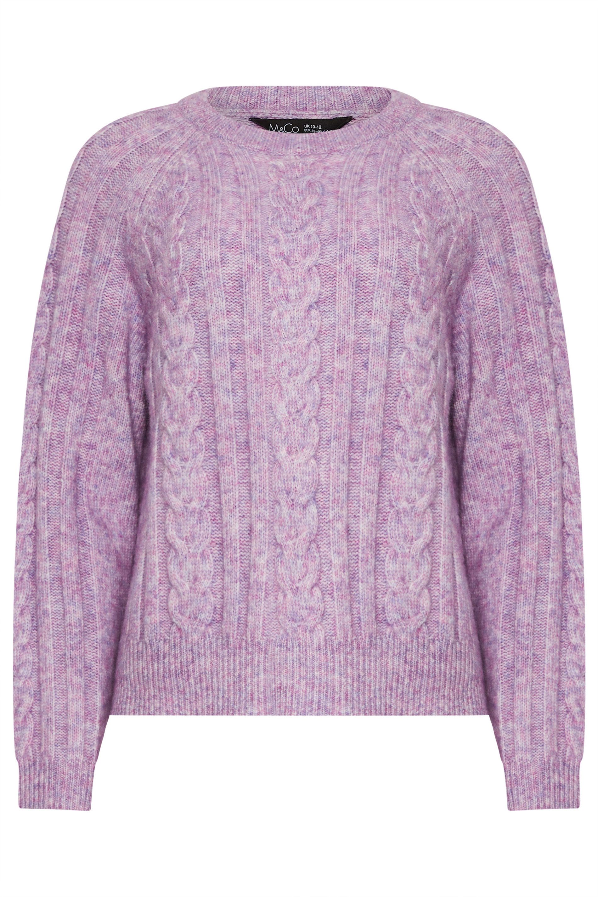 M&Co Cable Knitted Jumper
