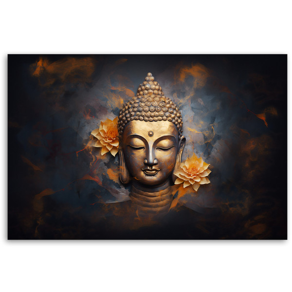 Feeby Fototapeta, Złoty budda abstrakcja 150x105