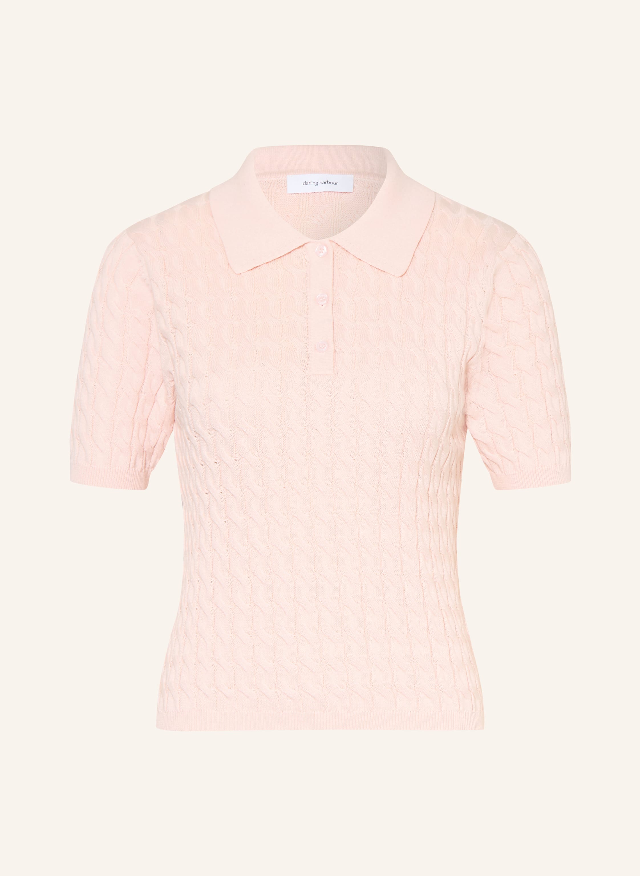 darling harbour Strick-Poloshirt