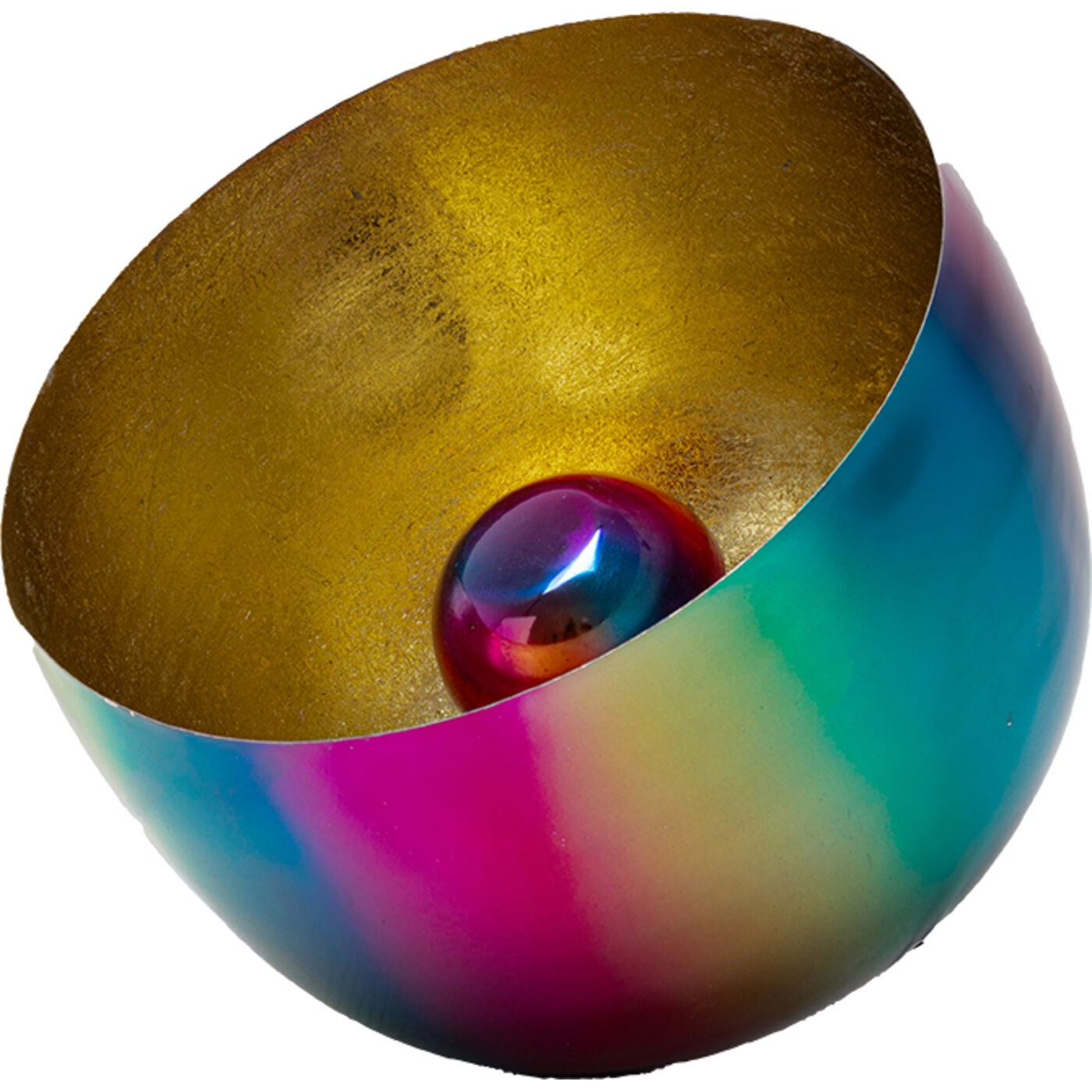 Kare Design Tafellamp Rainbow Ø35cm goud