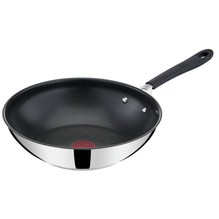 Tefal Jamie Oliver Quick & Easy 28cm Stainless Steel Wok