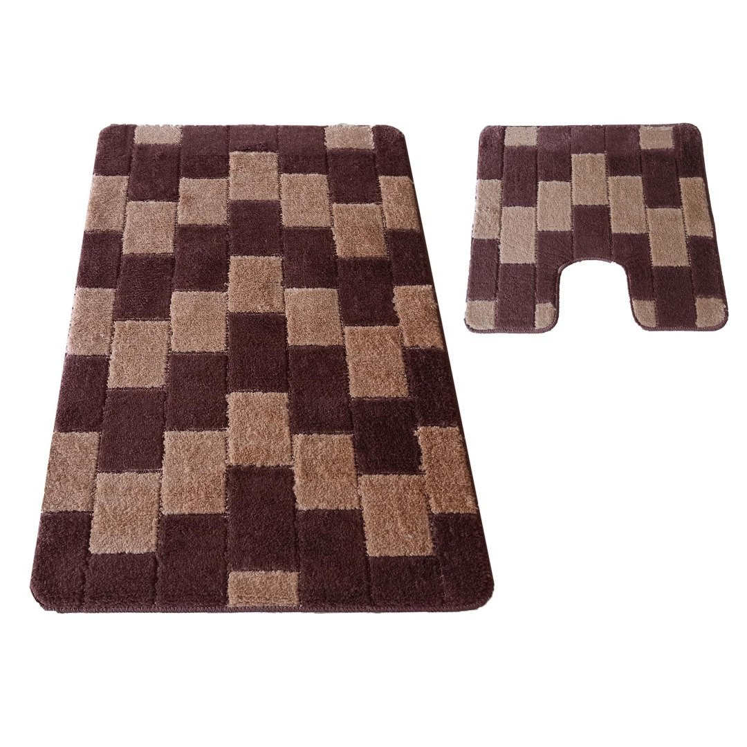 Komplet łazienkowy montana z wycięciem bornova xl brown komplet