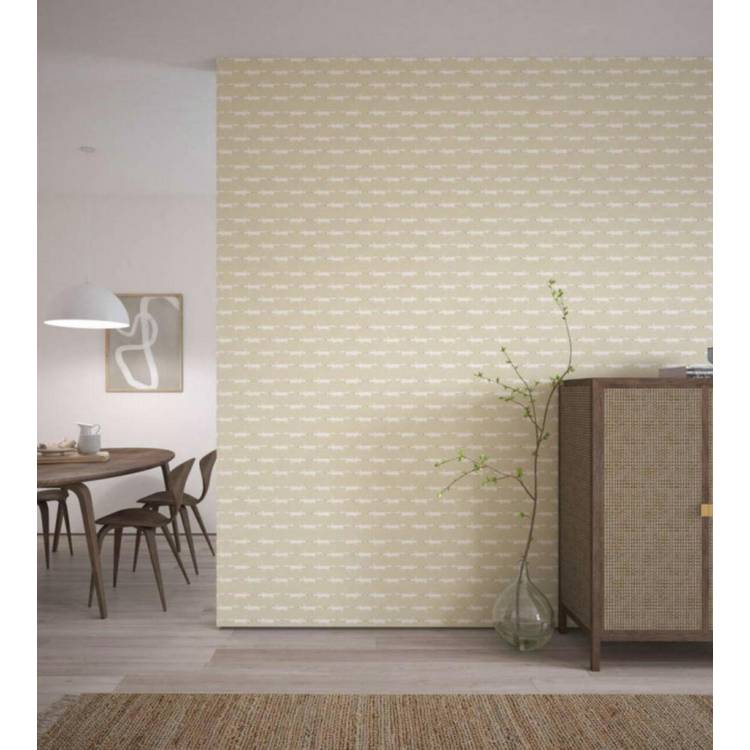 Scion Little Fox Snow Brown Wallpaper