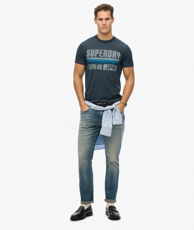 Japan Stripe Relaxed T-Shirt