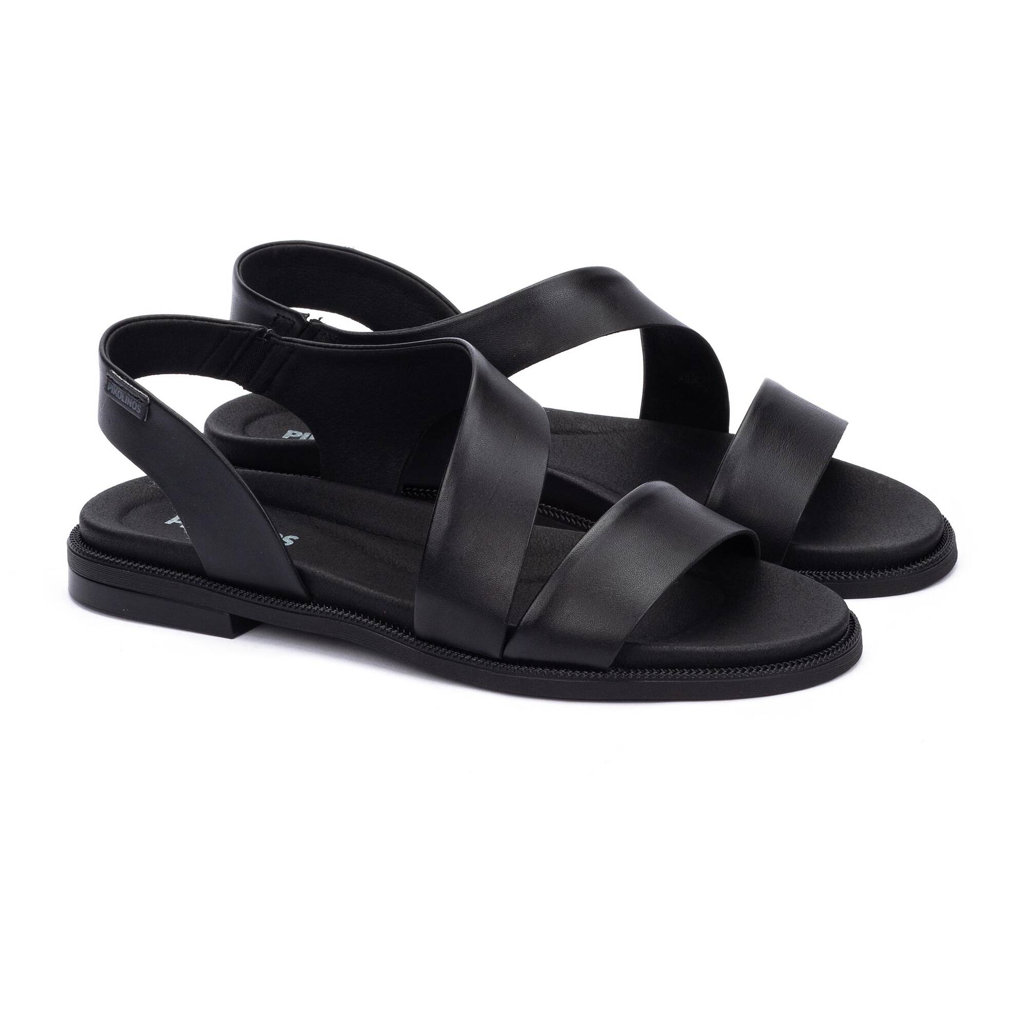 NAVIA - Sandalias planas con cierre elástico para mujer