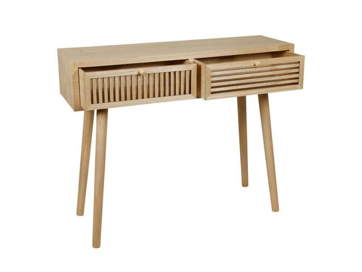 TOKYO - Console 2 tiroirs bois