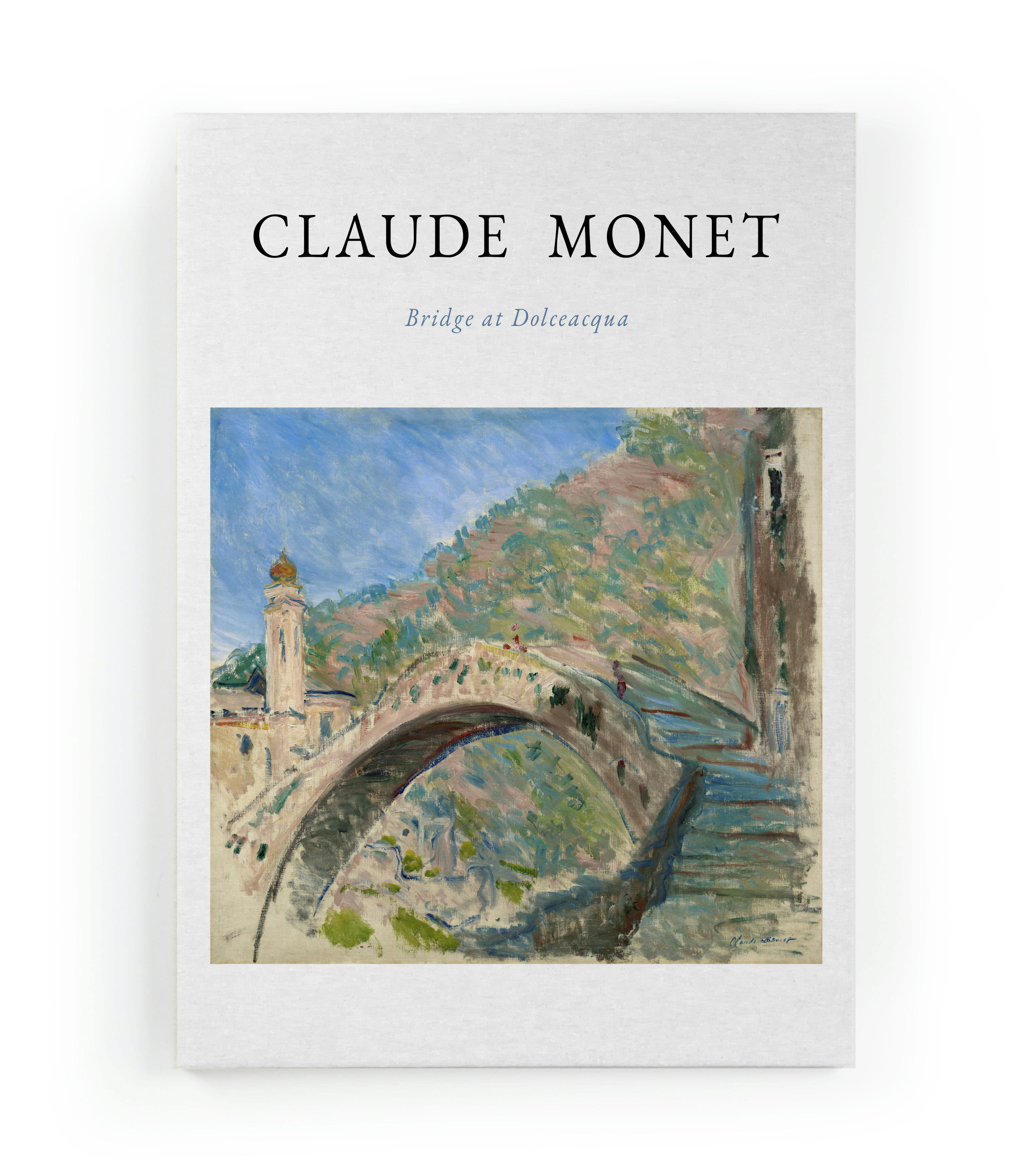 MONET - Peinture sur toile 60x40 imprimé