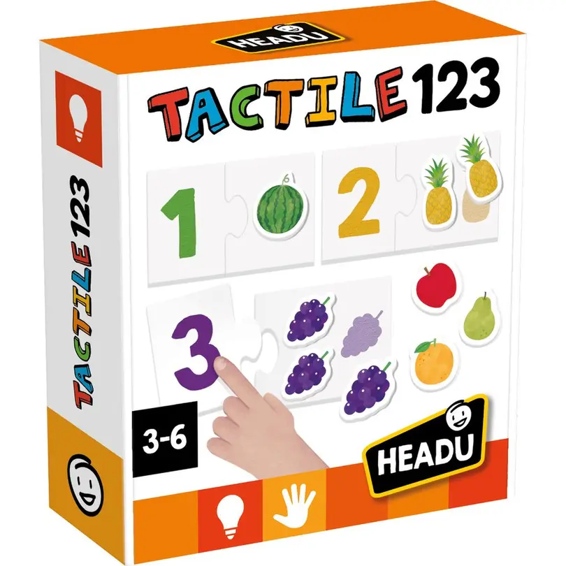 Spielset Tactile Numbers Montessori Multiling
