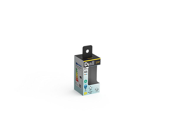 Ampoule LED à filament mini globe E27 470lm 3.4W = 40W Ø4.5cm Diall blanc neutre