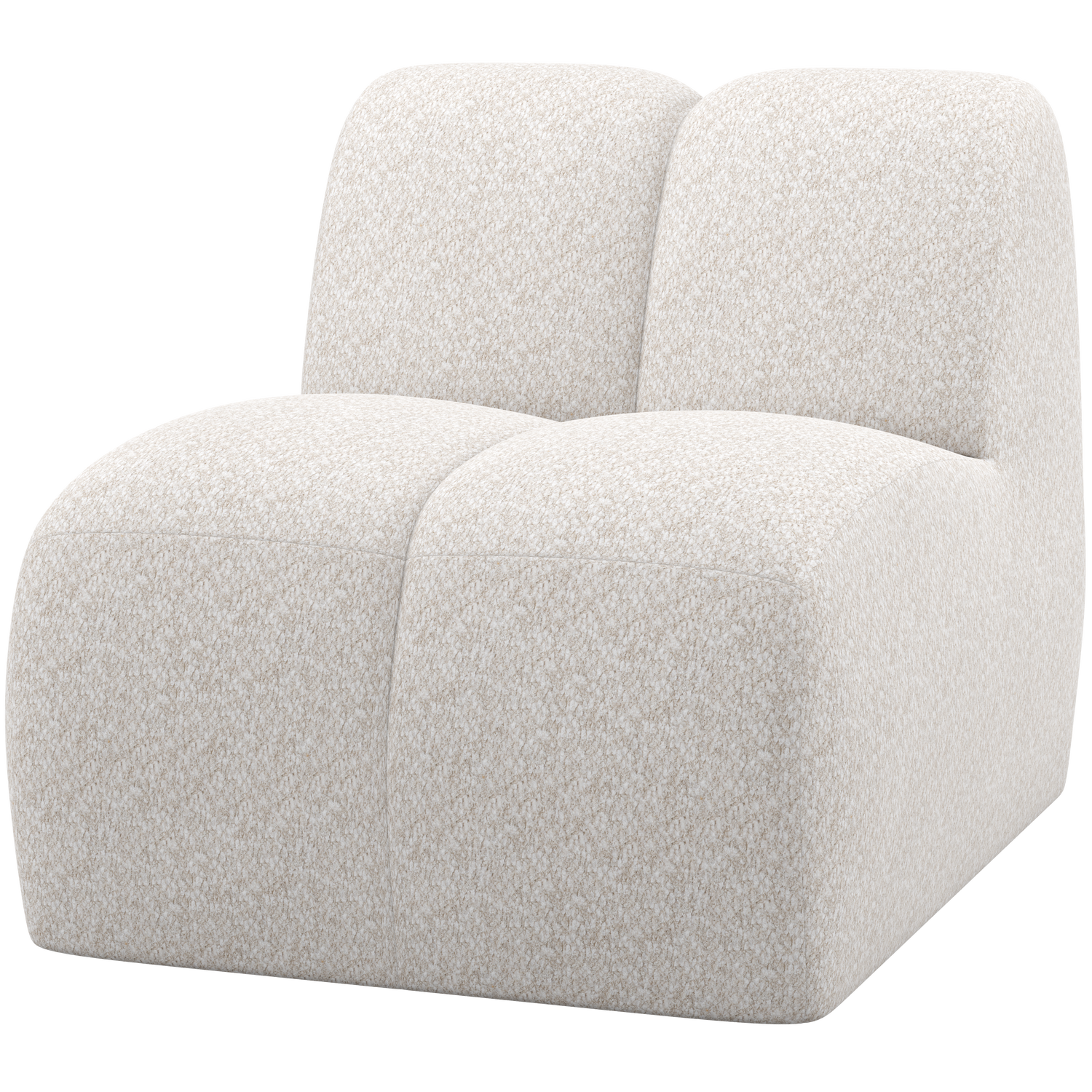 WOOOD 1-zits element Mojo - Wollig - Ecru - 74x84x97