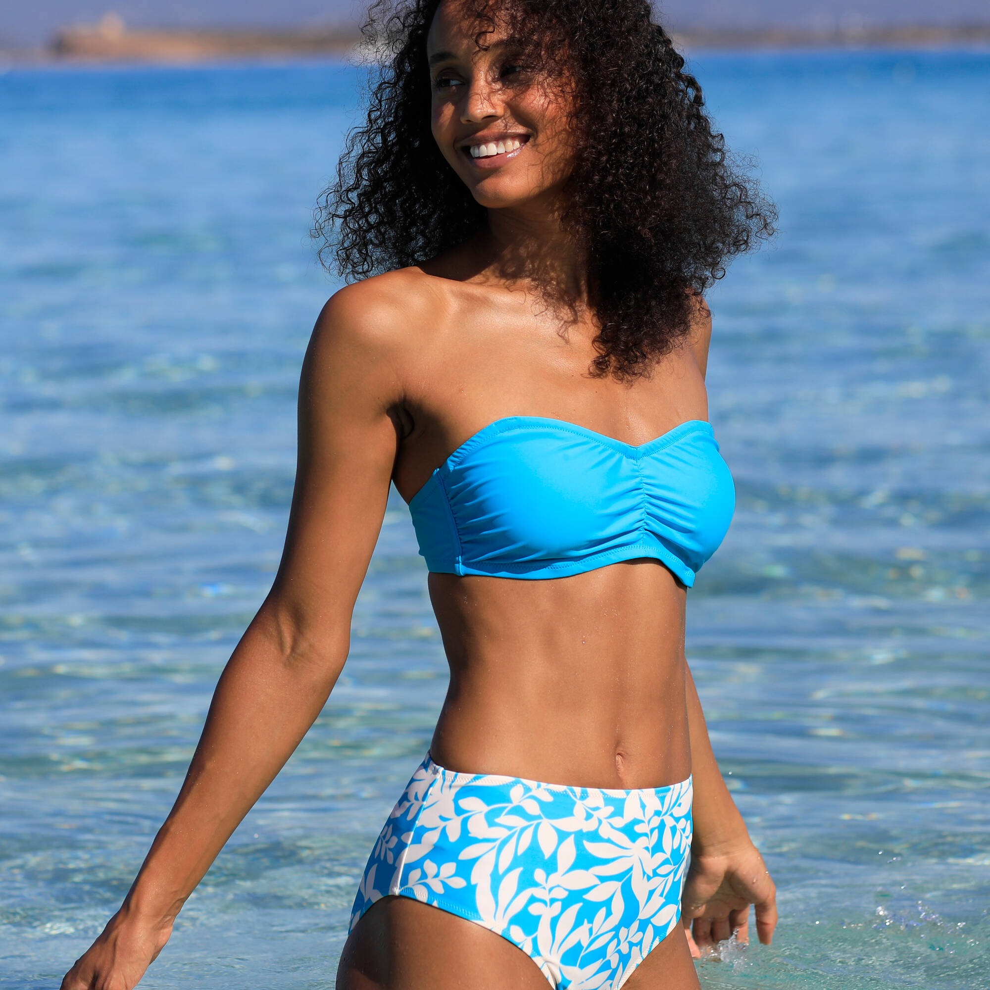 Haut de maillot de bain avec armatures Solaro - forme bandeau