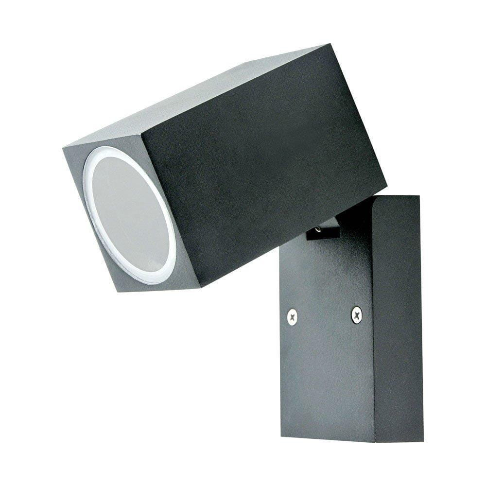 Kinkiet zewnętrznyczarny 7611 1xGU10x35W IP44 V-TAC