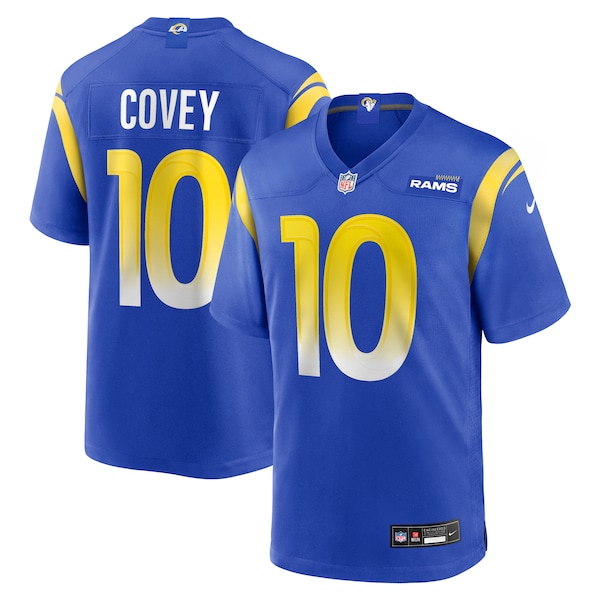 Britain Covey Los Angeles Rams Nike Team Game Jersey -  Royal