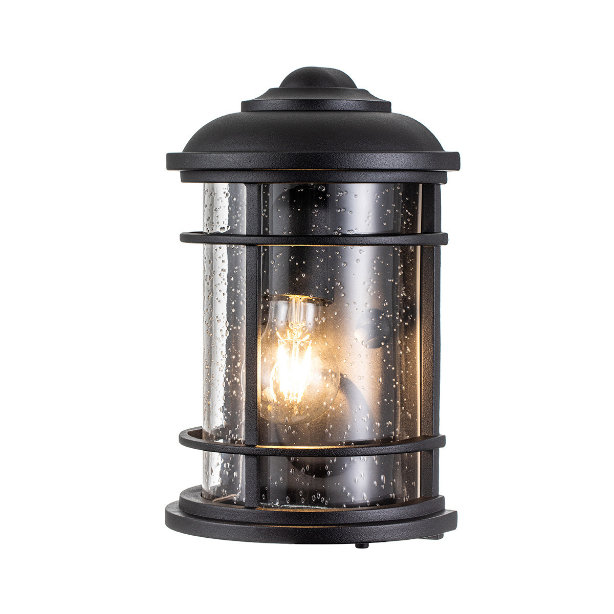 Kinkiet zewnętrznyteksturowana czerń Lighthouse 1xE27x60W IP44 Feiss