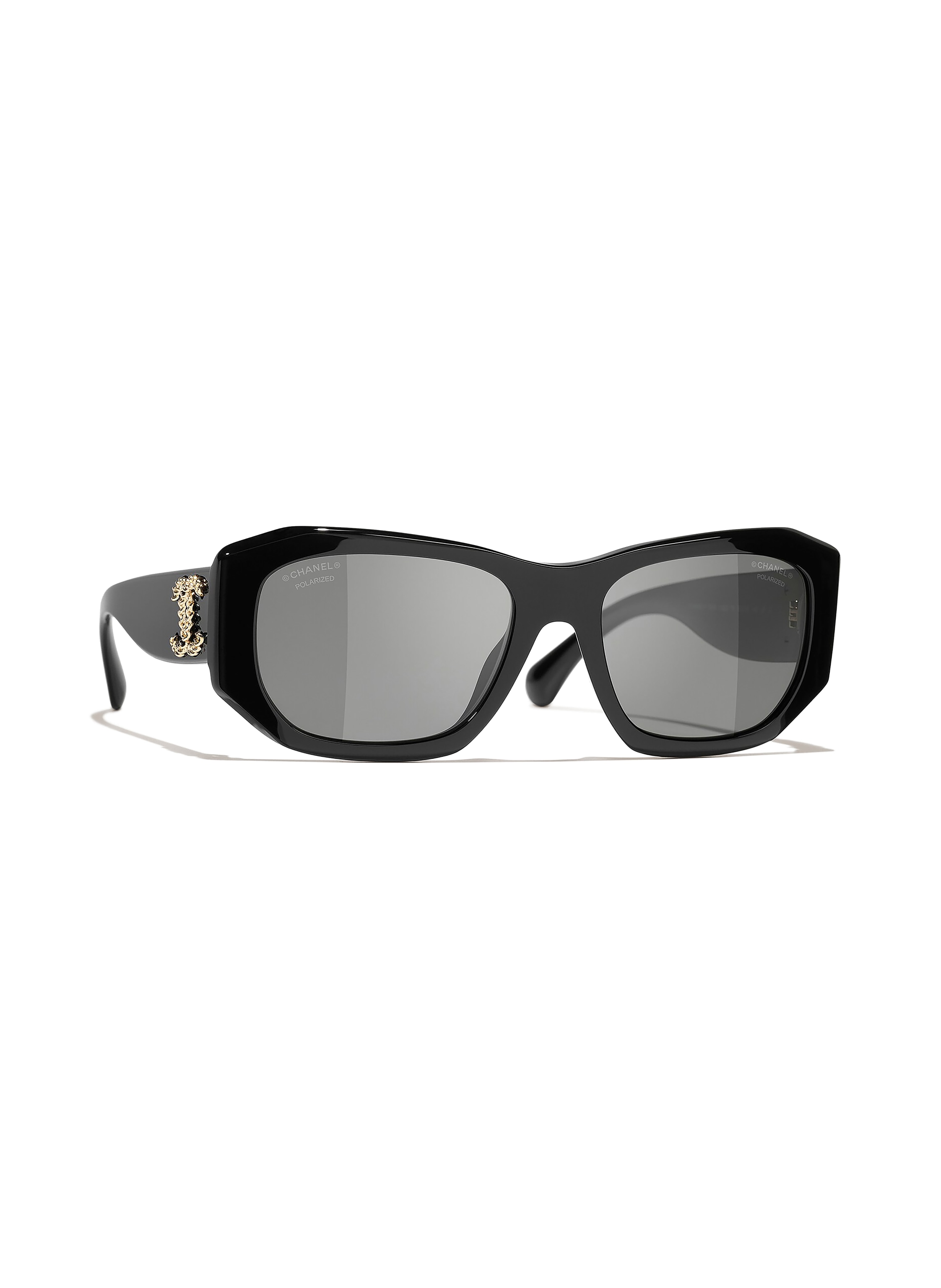 CHANEL Rechteckige Sonnenbrille