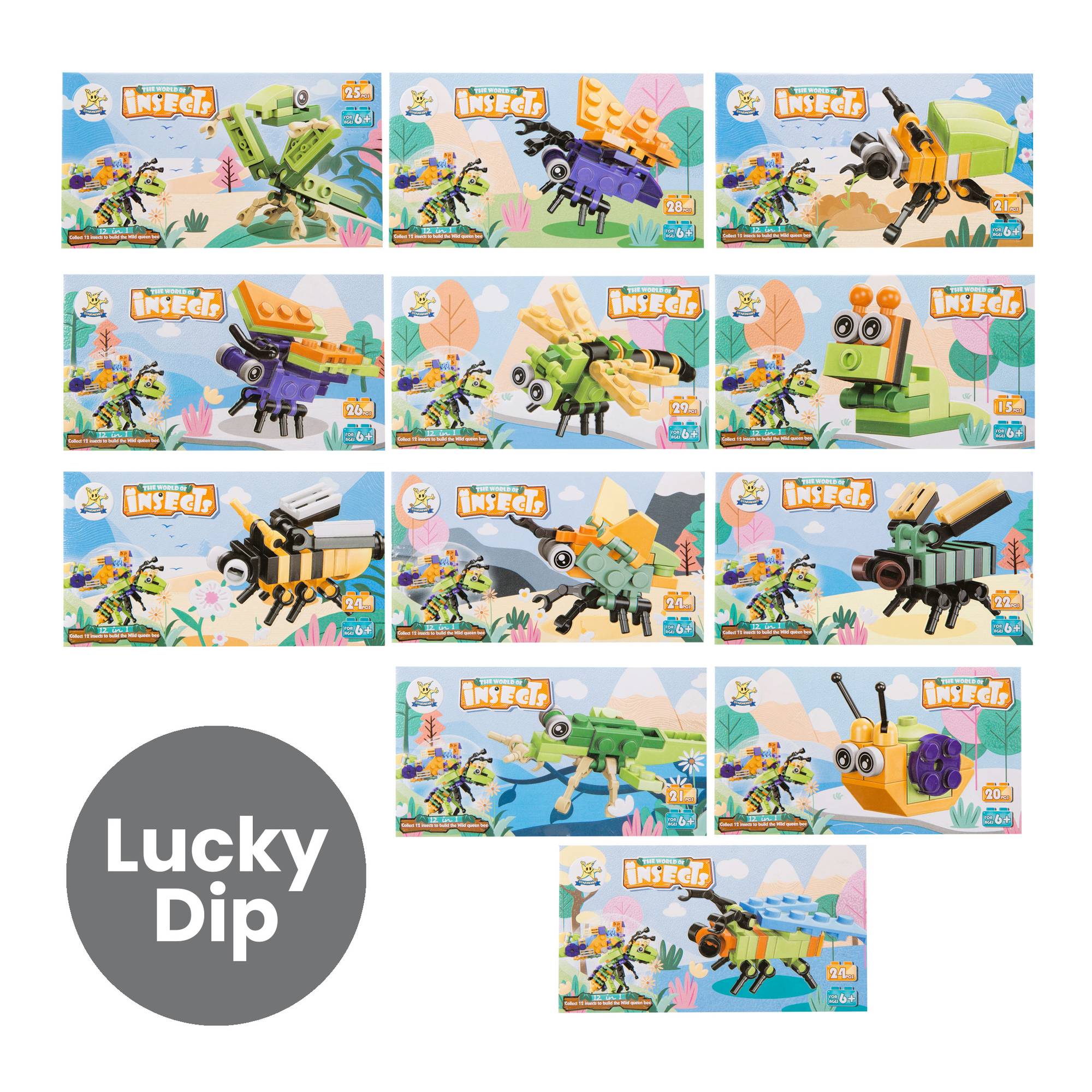 Assorted Insect Building Block Set