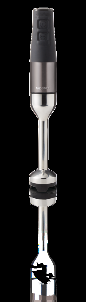 PADERNO 2-Speed Corded Hand Blender w/ Vortex Blade, Black Stainless Steel