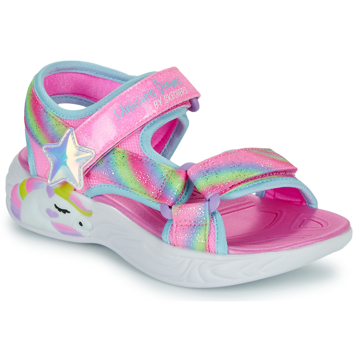Skechers - SANDALE LUMINEUSE UNICORN DREAMS - Pink