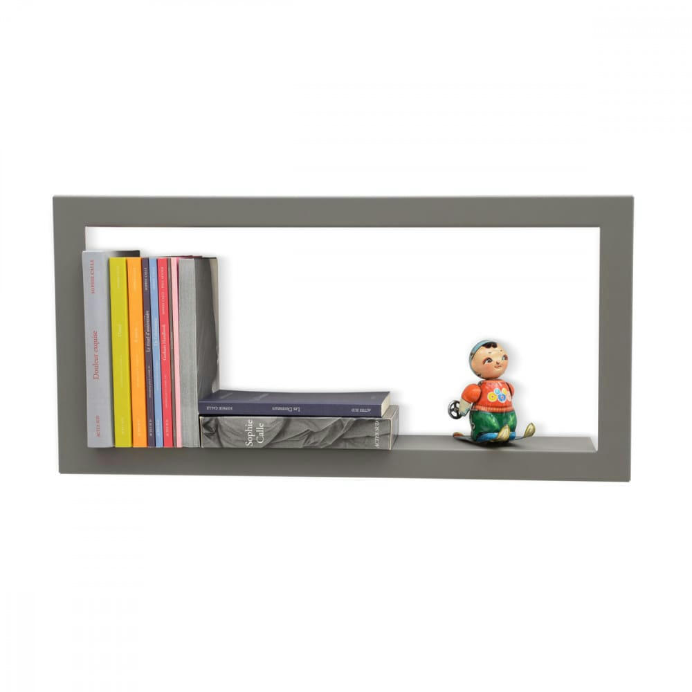 STICK - Etagère design large gris 59x28x8.5cm