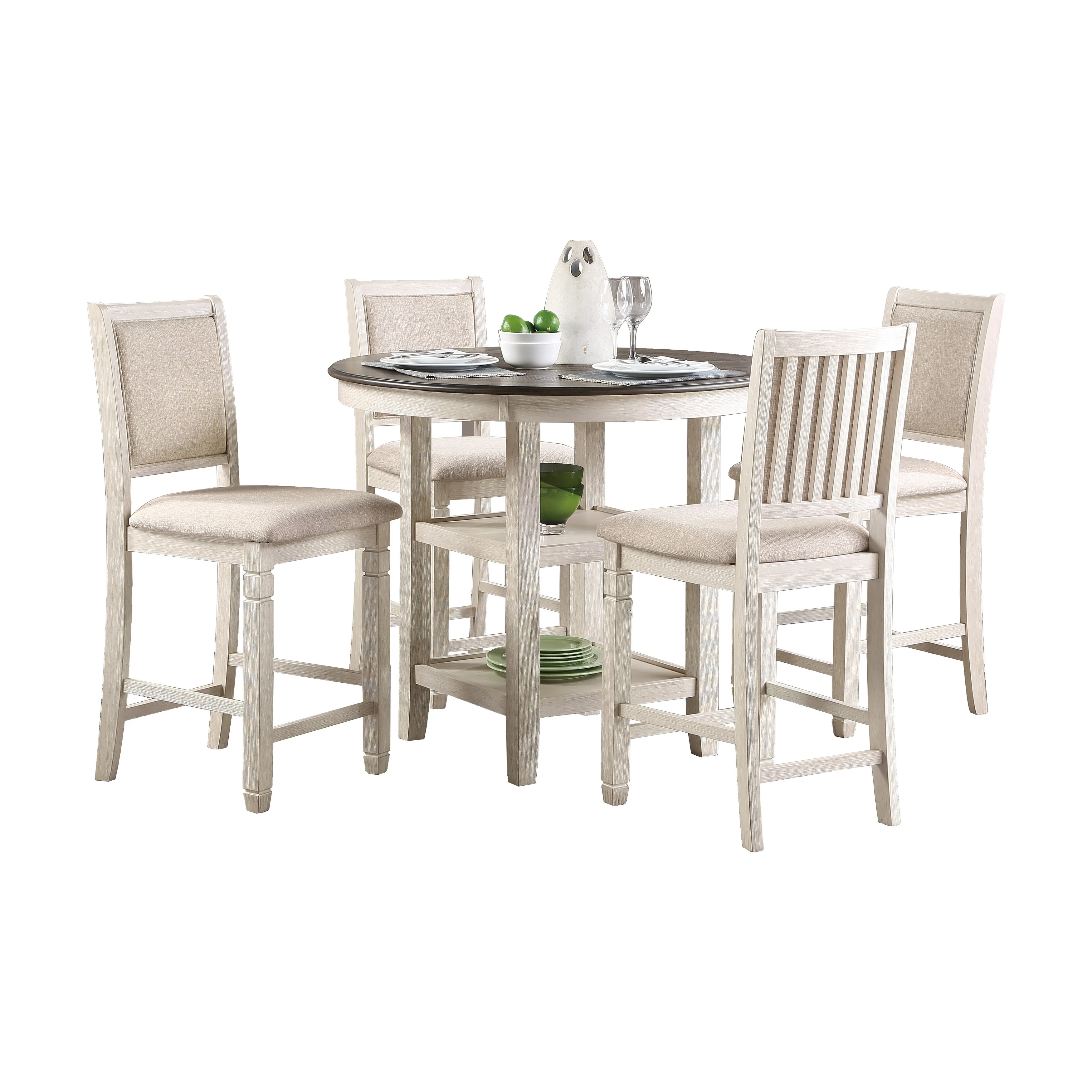 Howth Wood Counter Height 5-piece Dining Set