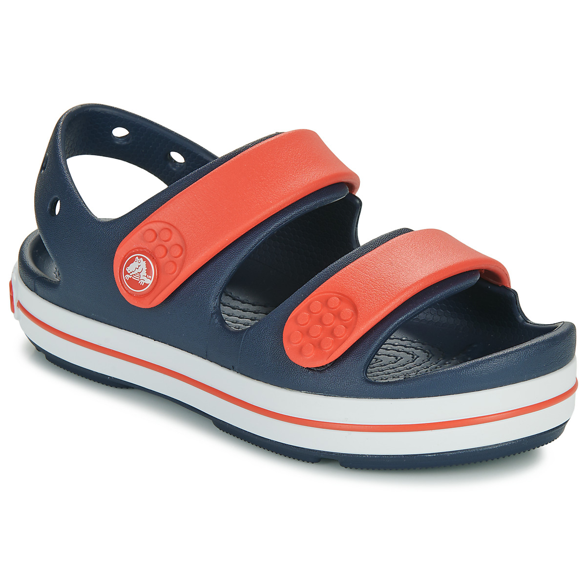 Crocs - Crocband Cruiser Sandal K - Marine / Red