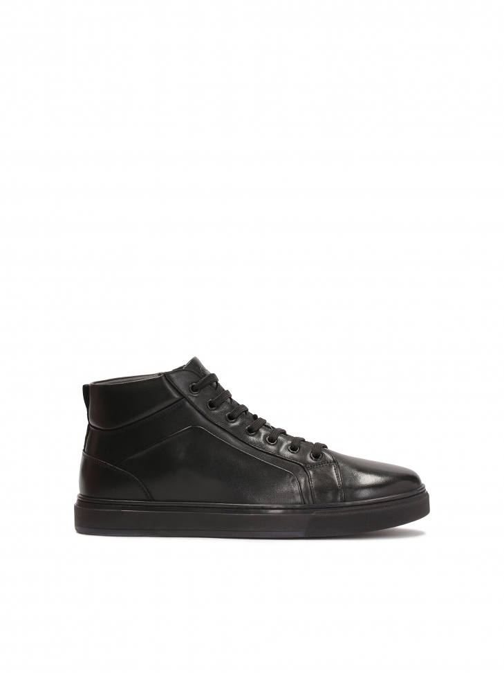 Black men's high top sneakers