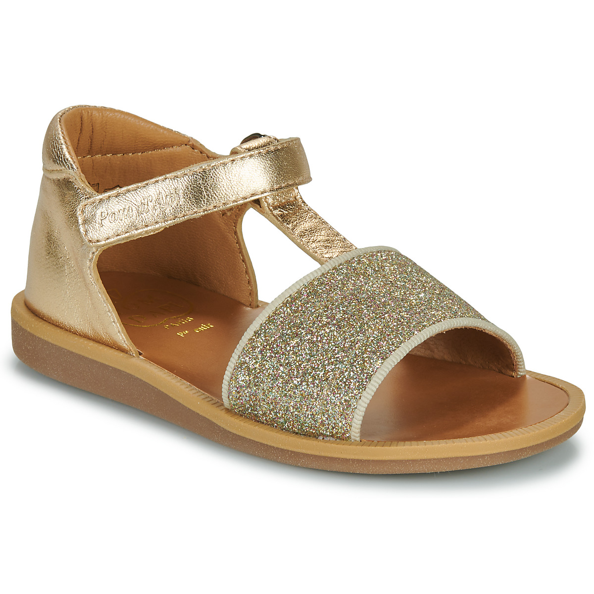 Pom d'Api - POPPY TAO EASY - Ivory / Gold