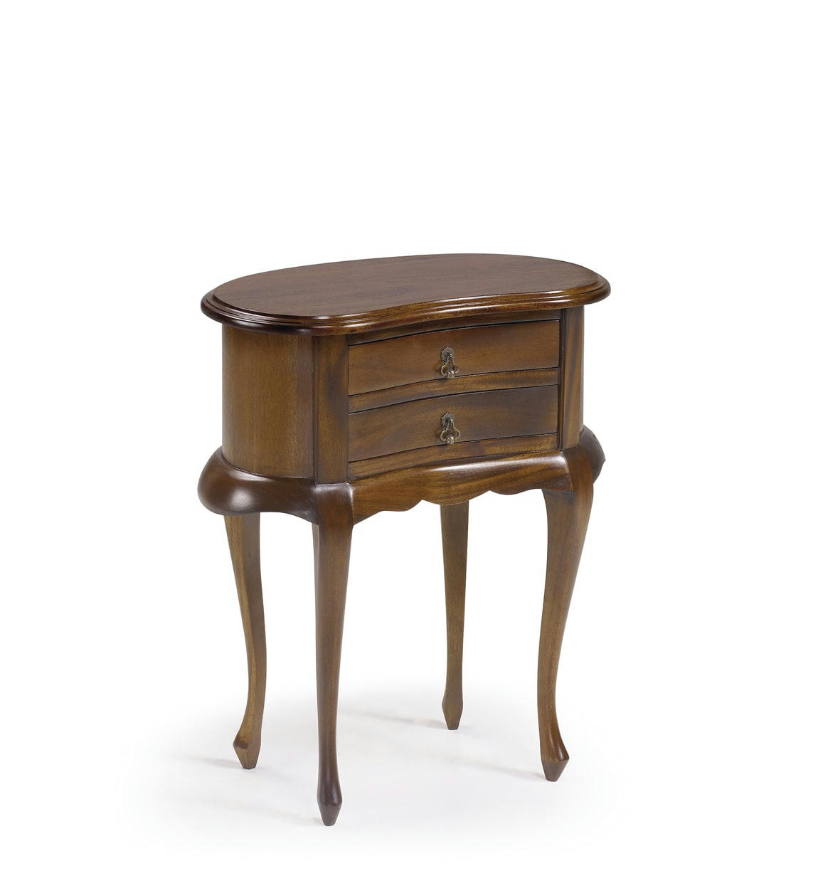VINTAGE - Table de chevet en bois marron L 50 cm