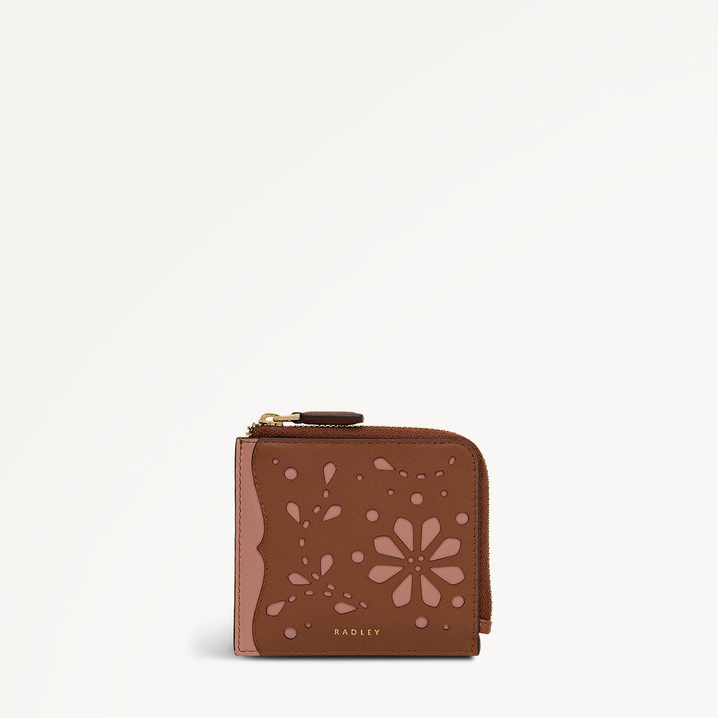 Chilworth Street - Cut Out Floral - Medium Zip Around Purse