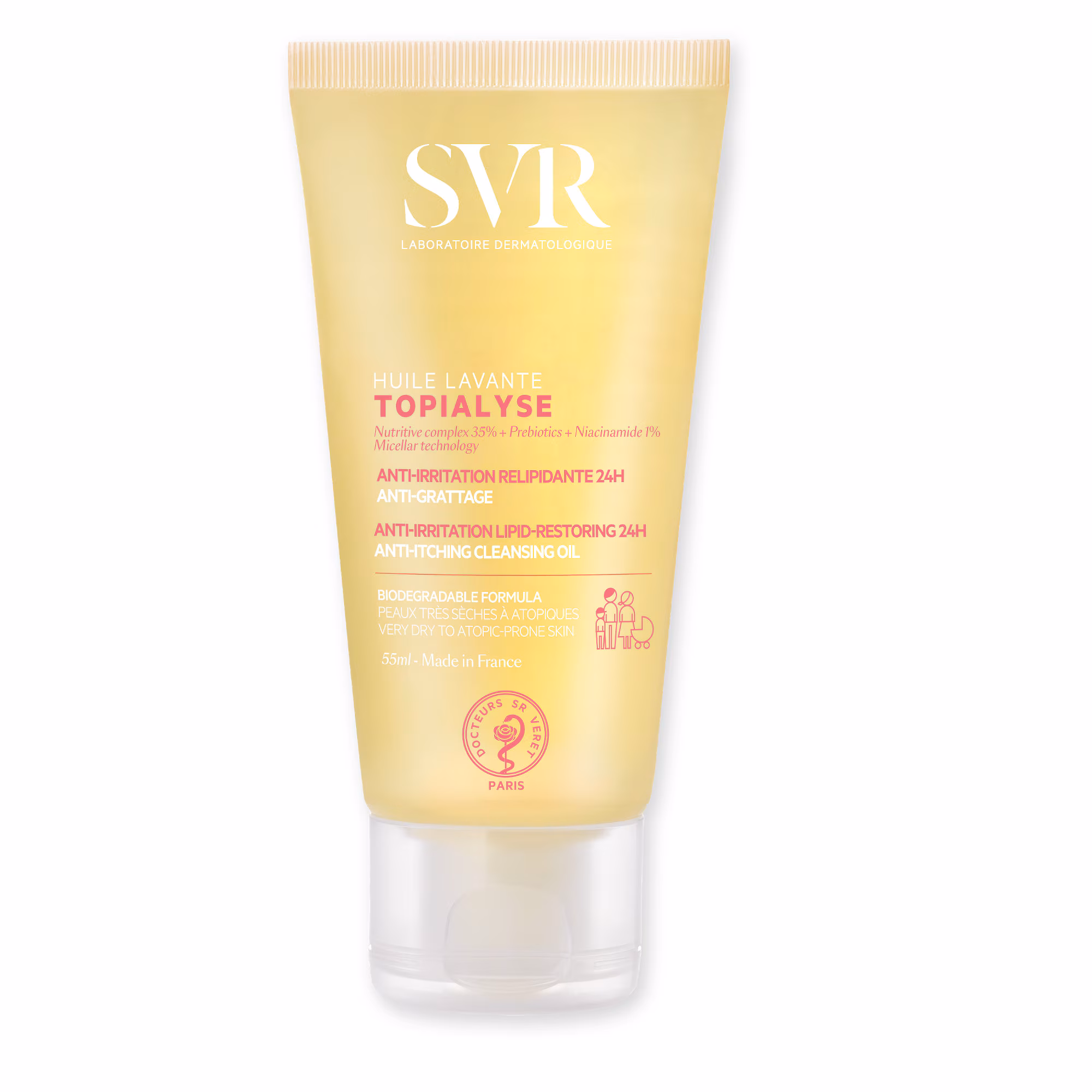TOPIALYSEHuile lavante anti-irritation relipidante 24h
