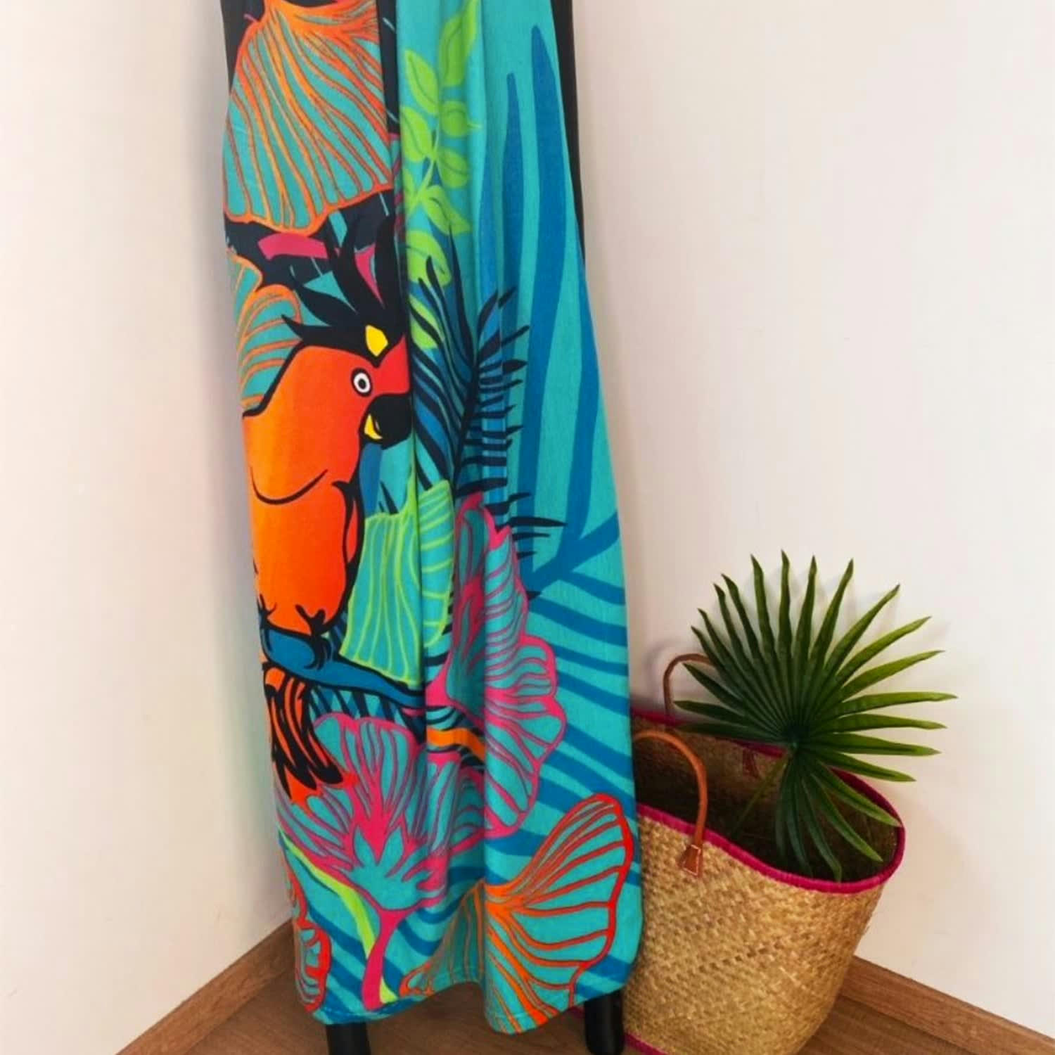 PLAGE MICROFIBRE - Serviette de plage microfibre Perrocco 90x170 multicolore