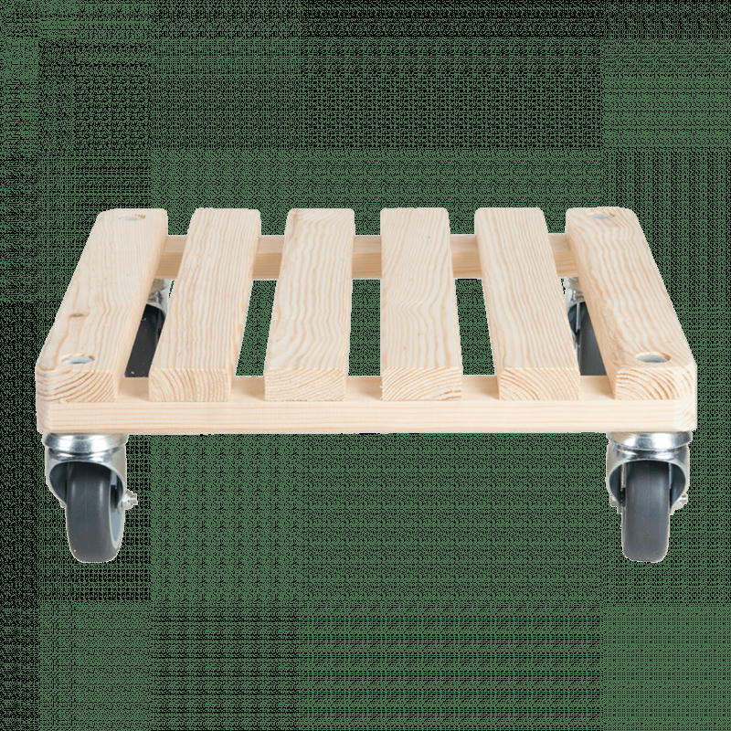 - Support à roulettes pot de fleurs spécial charge lourde carré