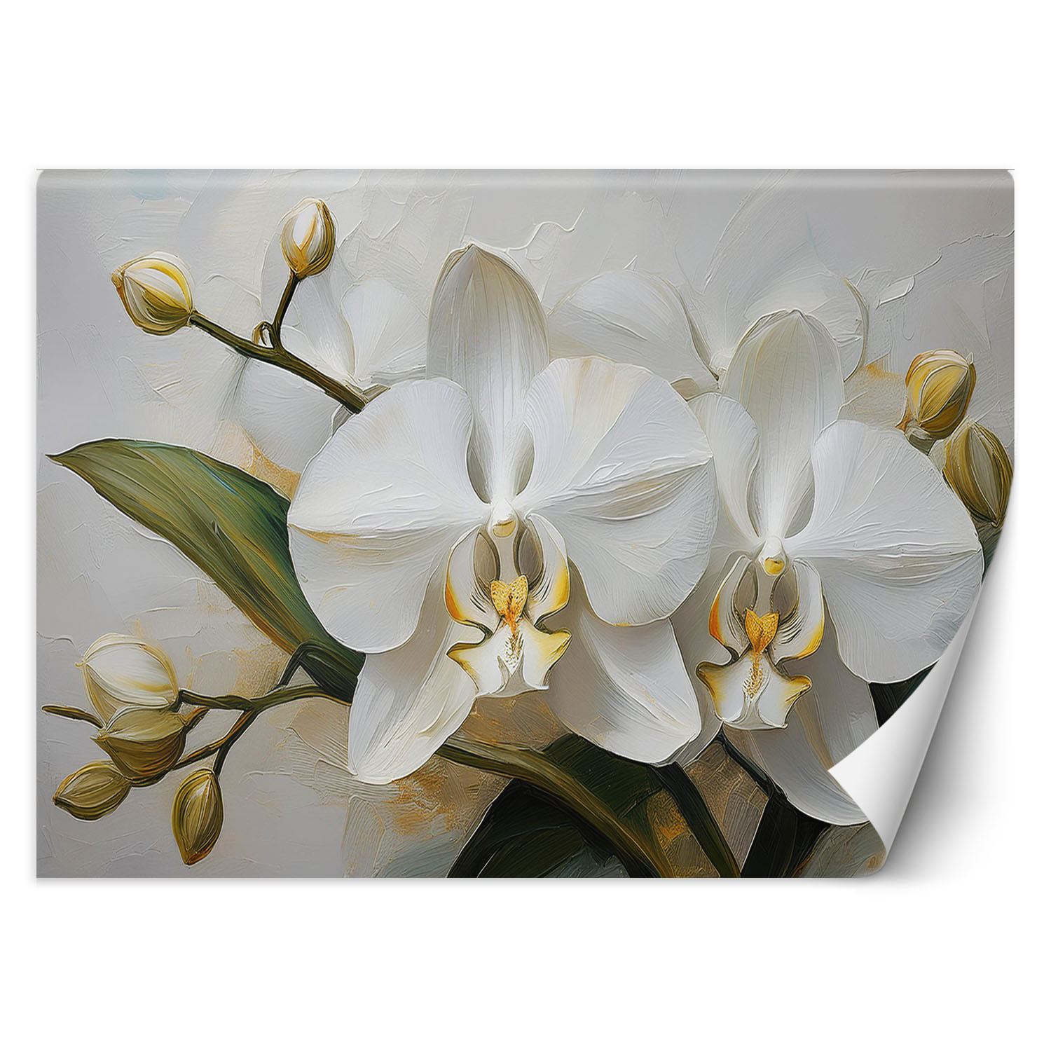 Feeby Fototapeta Malowany kwiat orchidei